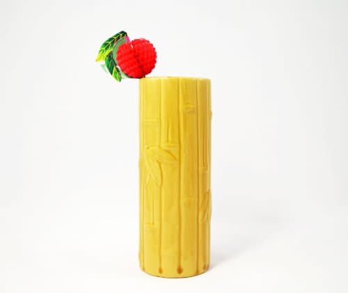 Bamboo Tiki Mugs - 3 dz. (Light Brown)