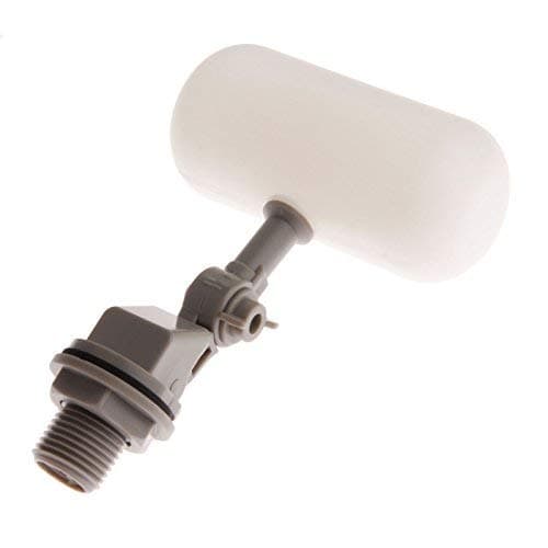 Hicello 1Pc 1/2" Water Tank Flush Hydraulic Control Adjustable Small Plastic Float Valve