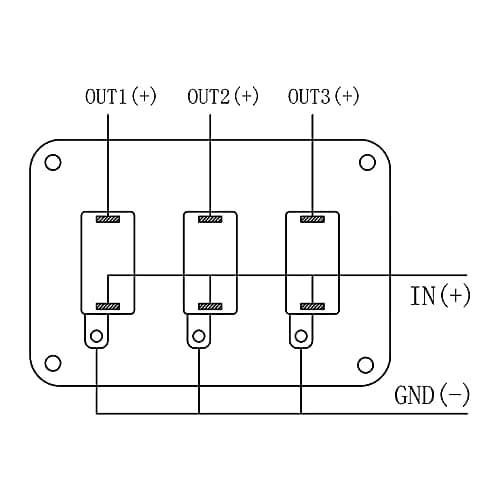 JIANFA Toggle Switch Panel,Universal Car 12V Ignition Switch 3 Row BLUE Plating Cover Anodized Surface Panel Toggle Switch For Racing Sport Competitive Car
