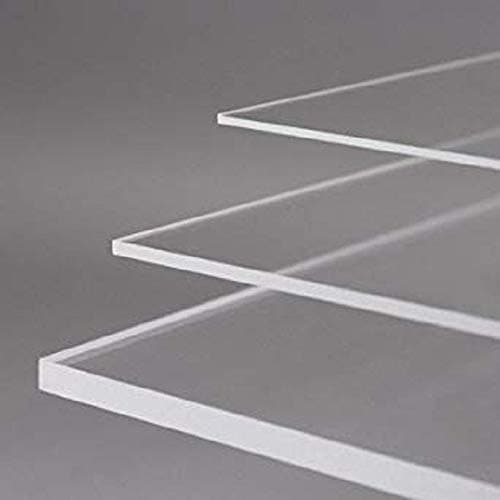 Clear Perspex Acrylic Glass Plastic Sheet Custom Cut to Any Size 200mm x 100mm (2mm Thickness)