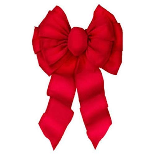 Pre-Made Red Velvet Bows [7372]