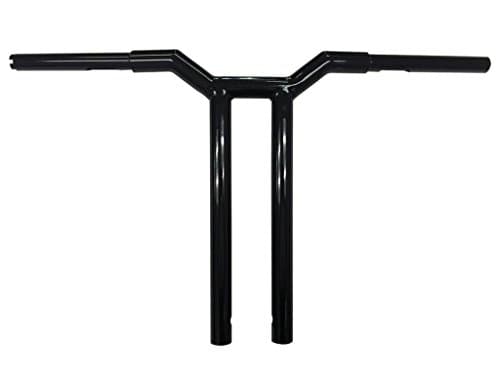 JMC Cycle - 16" Gloss Black Jmc Cycles 1" 4-Corners Mitered Ape Hangers - 43366