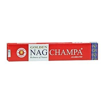 Golden Nag Champ Incense -15 grams per Pack