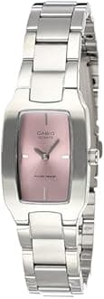 Casio Analog Display and Stainless Steel Strap Watch for Women