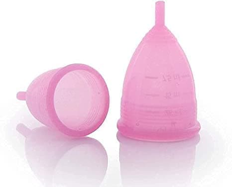 Secure Branded Menstrual Cup for Women Medium Size with Pouch Ultra Soft and Flexible,Odour and Rash Free 100% Medical Grade Silicone No Leakage Protection for Up to 8-10 Hours (Run Yoga Swimming).