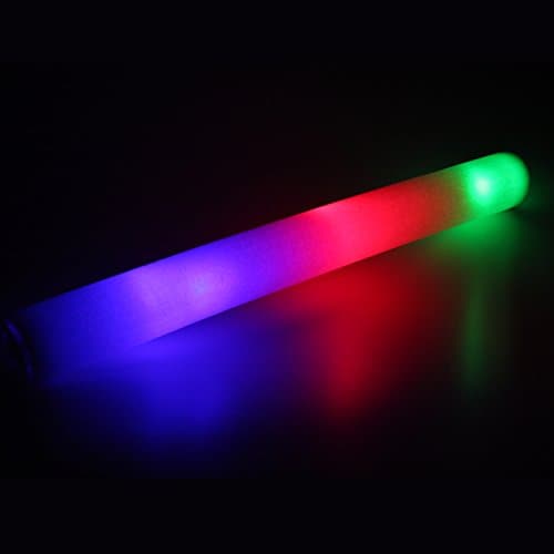 Midafon 12 Pack 16" LED Foam Light Sticks Baton Multi Color Changing 3 Model for Party Favors Supplies, Festivals, Raves, Birthdays, Children Toy