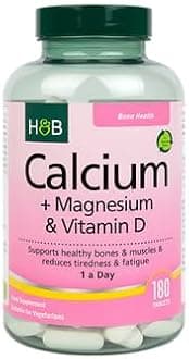 Holland & Barrett Calcium + Magnesium & Vitamin D 180 Tablets