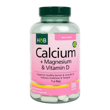 Calcium + Magnesium & Vitamin D 180 Tablets