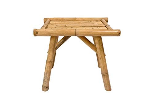 boohugger Bamboo Side Table - Stool - Plant Stand - Accent Table - Indoor/Outdoor Use