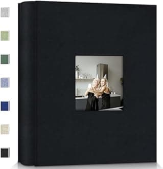 Popotop Photo Album 4x6-600 Photos Photo Books with 600 Horizontal and Vertical Pockets,Linen Cover Albums for Family Wedding Anniversary Baby Vacation Pictures