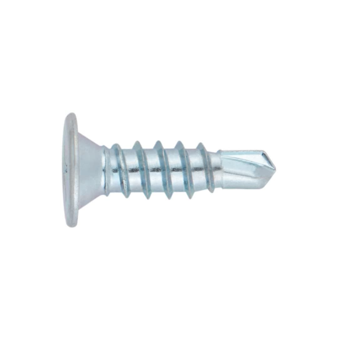 INDEX Fixing Systems BCP Z - Pack of 500 Phillips Self Drilling Screws with Extra-Flat Head and Phillips Imprint (Zinc Coating), BCPZ4223