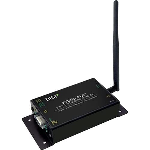 DIGI XTP9B-Pki-RA-NA XTend-PKG-R Serial 900 MHz RF Modem, 9Xtend Replacement, PKG, Rs232/485, Includes Accessories, 128-Bit AES, North America