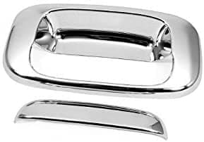 Chrome Tailgate Handle Cover W/O Keyhole for 99-06 Chevy Silverado/07 Classic/99-06 GMC Sierra/07 Sierra Classic