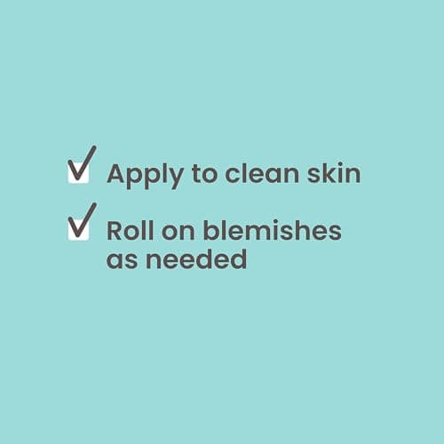 Burt’s Bees Clear and Balanced Herbal Blemish Stick, with Tea Tree Oil, On-the-Go Blemish Care, Unclogs Pores, Use with Skincare Products, 2-Pack, 0.26 fl. oz.