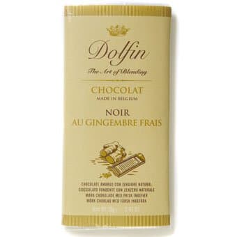 Dark Chocolate Bar with Fresh Ginger-70g