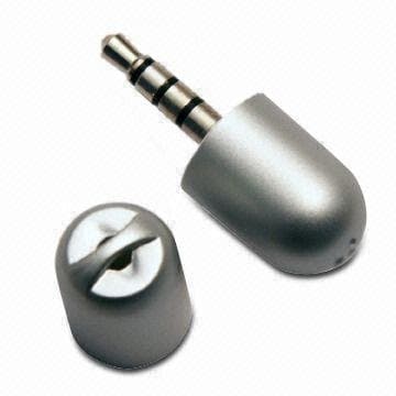 Silver Exeze MM1 Mini Microphone for iPod nano, iPod classic, iPod touch, iPhone 3G and iPhone 3GS