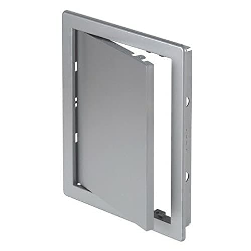Silver Access Panel/Grey Inspection Revision Door - Service Point Satin - ABS Material - Size: 6' / 8' / 10' inches. (200mm x 300mm)