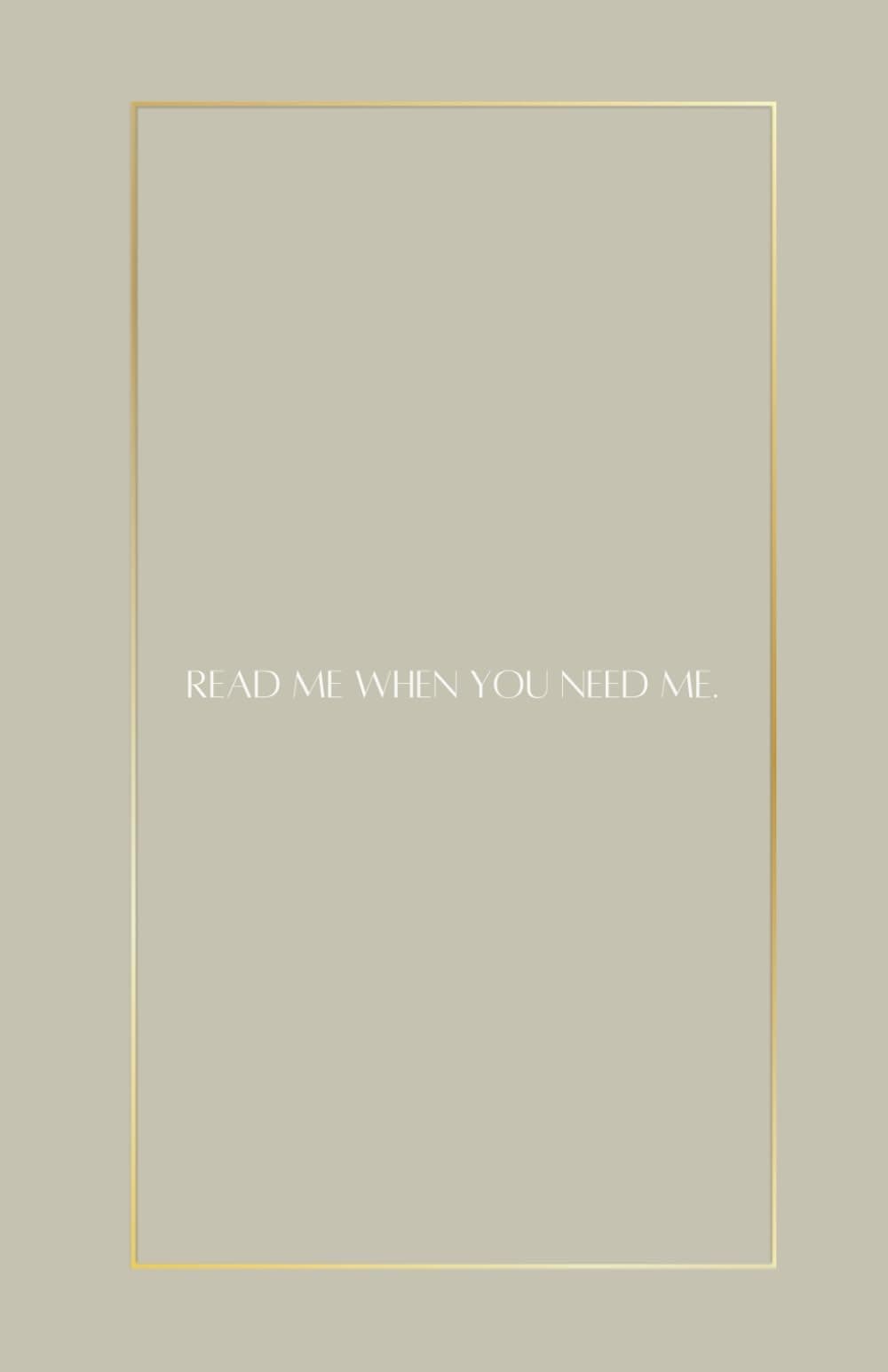 Read Me When You Need Me: Compact Edition.