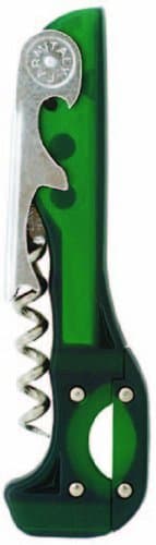 Franmara Translucent Green Two-Step Corkscrew with Foil Cutter