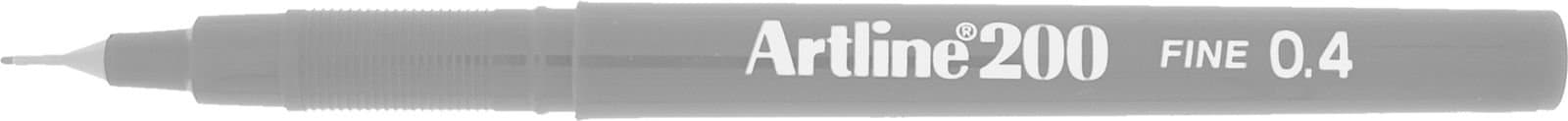 Artline 200 Grey Fineliner Technical Drawing Pens - Pack 12