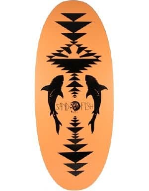 Sandfish Fish Shoreshark Orange Skimboard - 41"