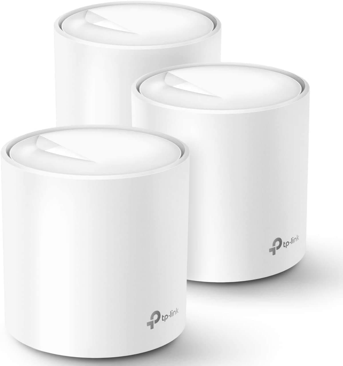 Deco WiFi 6 Mesh System (Deco X20) - Covers up to 5800 Sq.Ft, Replaces Wireless Routers and Extenders, 3-Pack, 6 Ethernet Ports in Total, Supports Wired Backhaul, Dual-Band WiFi