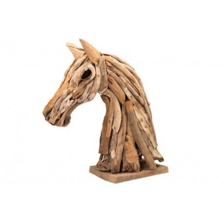 Wooden Horse Head 100cm