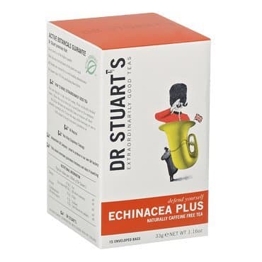 (12 PACK) - Dr Stuarts - Echinacea Plus Herbal Tea | 15 Bag | 12 PACK BUNDLE