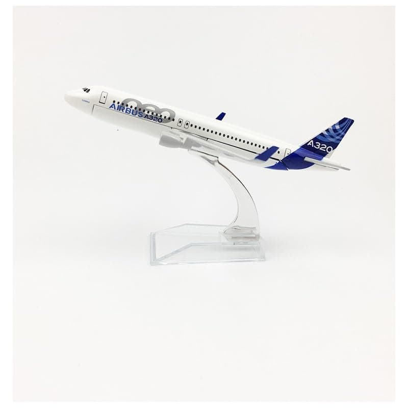Diecast Aeroplane Scale Model Only For Display, Size -16 Cm (Airbus 320) - Multicolor
