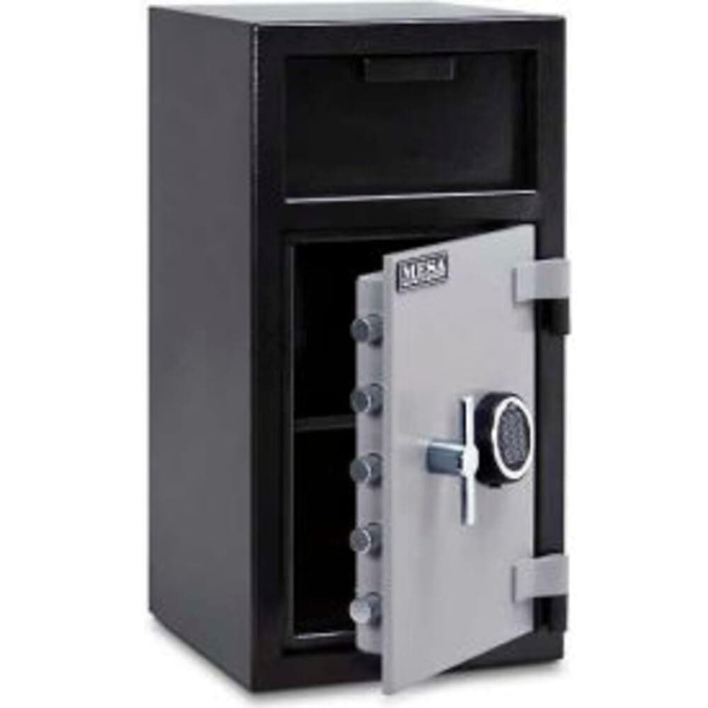 Mesa Safe Company Model MFL2714E Depository Safe with Electronic Lock, Two Tone Gray