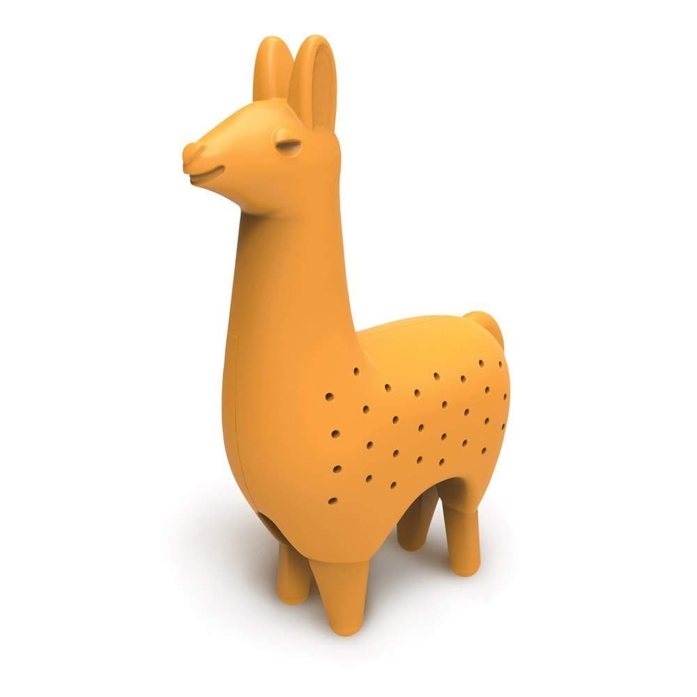 Genuine Fred, COMO TEA LLAMA, Llama Reusable Silicone Tea Infuser, Orange, Fun Gift for Tea Lovers, Clever Kitchen Gadget