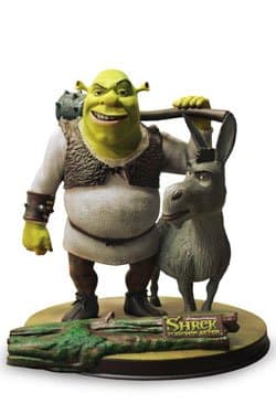 Shrek and Donkey Polystone Statue by Kloroform Inc.