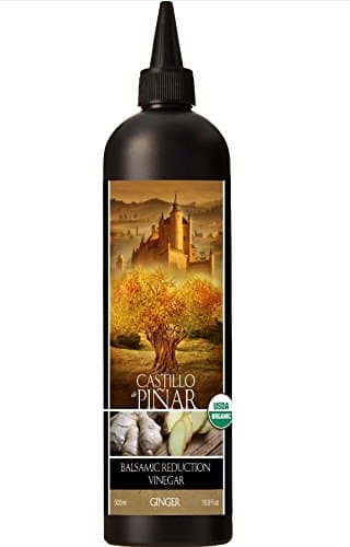 Castillo de Piñar 500ml Ginger Balsamic Reduced Vinegar Certified USDA Organic Non GMOUSDA Organic