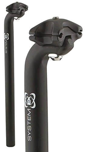 SystemEx 400mm Seatpost Black - Black, 25.6