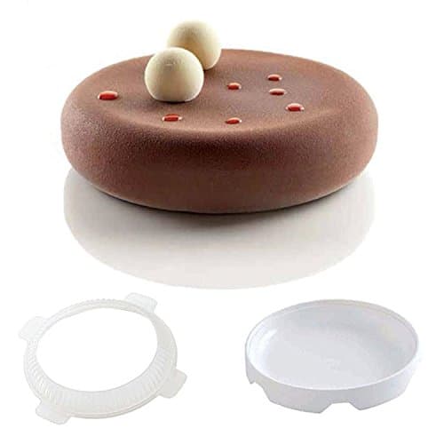 Ice Cream Chiffon Cakes Baking Pan Bakeware Tools Round Eclipse Silicone Cake Mold Enabling Easy And Quick Removal Of Food From The