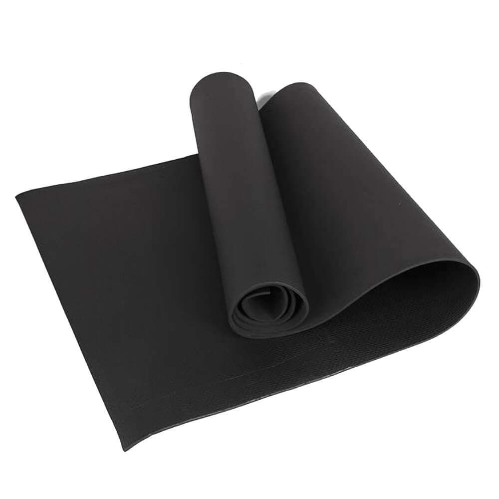 Black Yoga Mat PVC 6mm