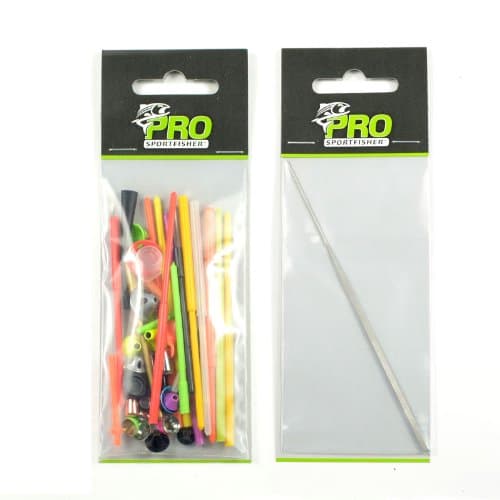 Pro Tube Fly Tying System Combo Starter Kit with Flexineedle Vise Adapter - Tube Flies Starter Pack