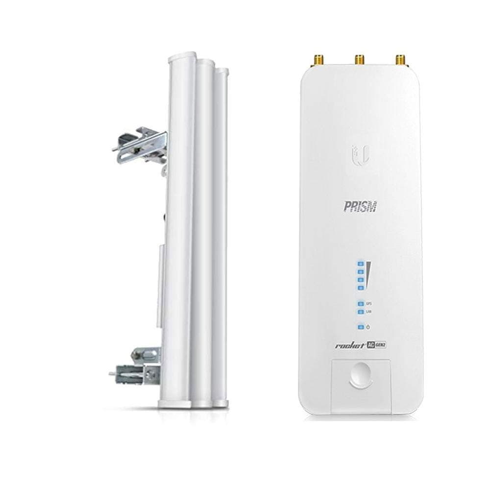 Rocket Prism AC RP-5AC-GEN2 5GHz Wireless AP BaseStation with AirMAX Sector Antenna AM-5G20-120 20 dBi 90° 2x2 MIMO