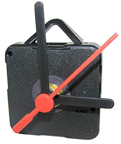 BATTERY OPERATED CLOCK MOVEMENT WITH HANDS