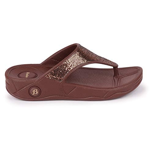BATA Women's Slippers (Brown_5 UK)