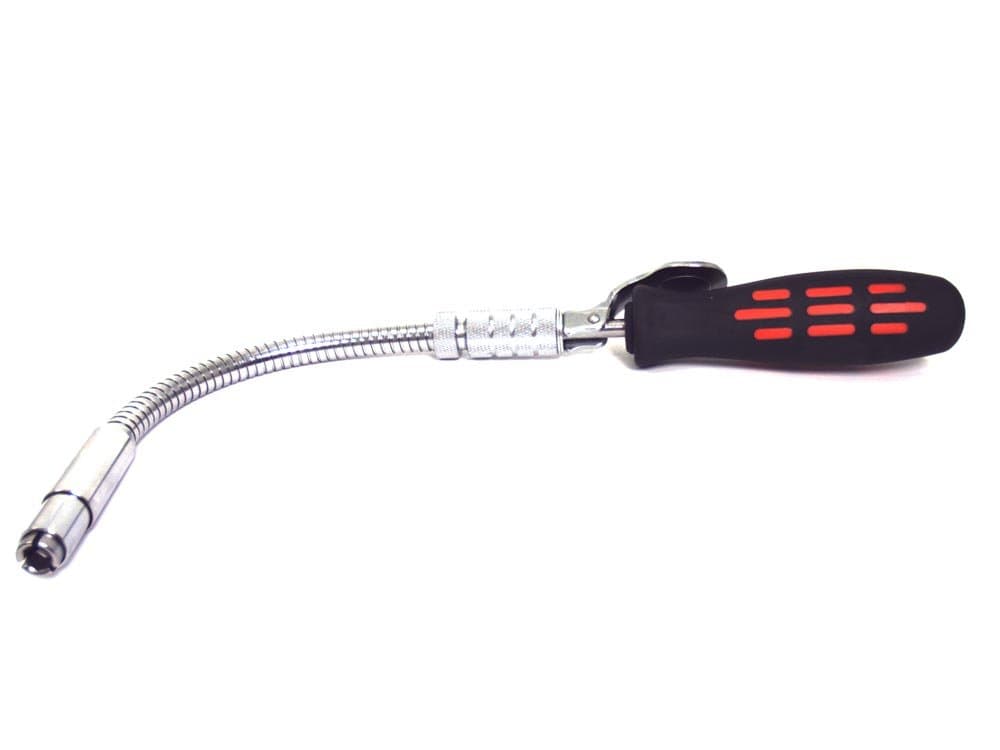 Flexible Hex Driver, 1/4", Locking, 14" Flexible Shaft