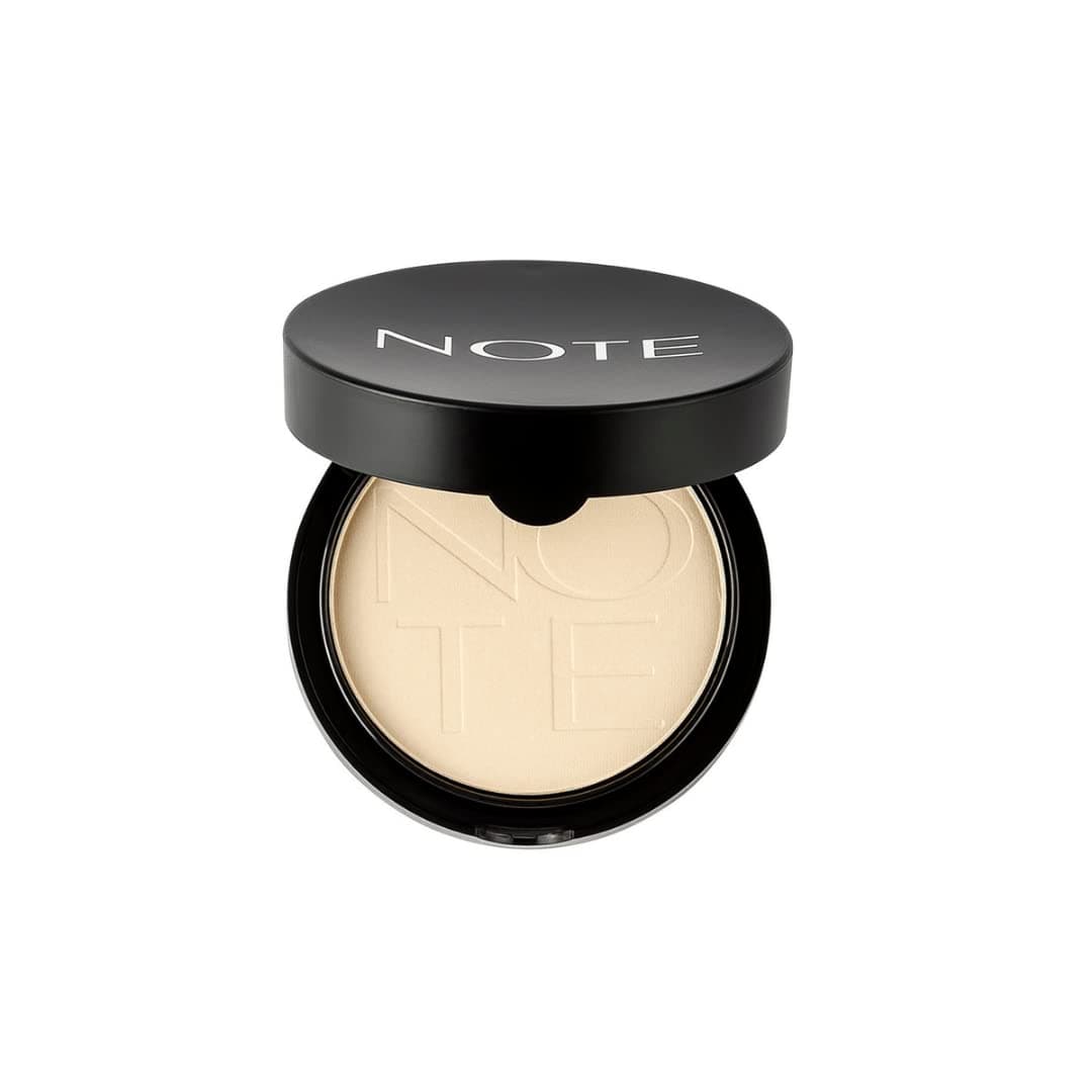 Note Cosmetics Cosmetic Note - Compact Free Mattifying Powder, Women Make-Up Palet, Foundation Covering Imperfections Anti-Concealer Blush Make-Up Banana Fixing Powder