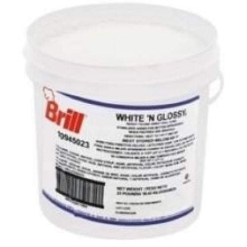 HC Brill White N Glossy Icing, 23 Pound - 1 each.
