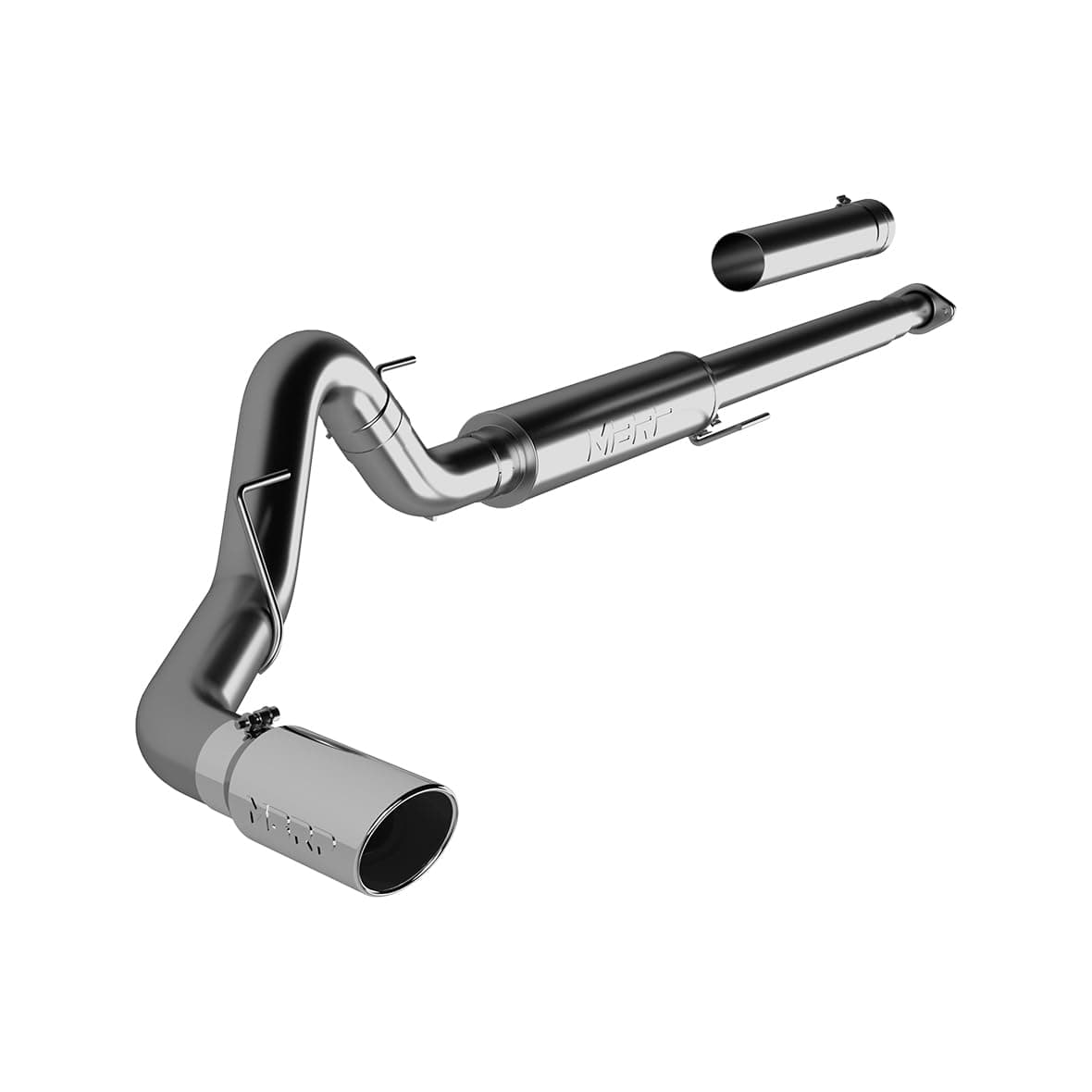 S5259AL 4" Cat Back, Single Exhaust System (Aluminized Steel)