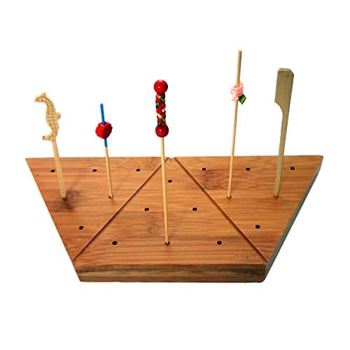 Bamboo Skewer Holder Holds 18 - 1 Pc Pack