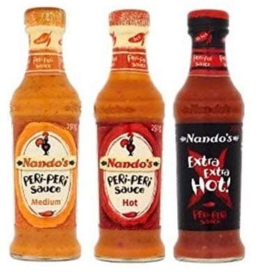 Nando's Peri Peri Sauces 125ml (Pack of 3)