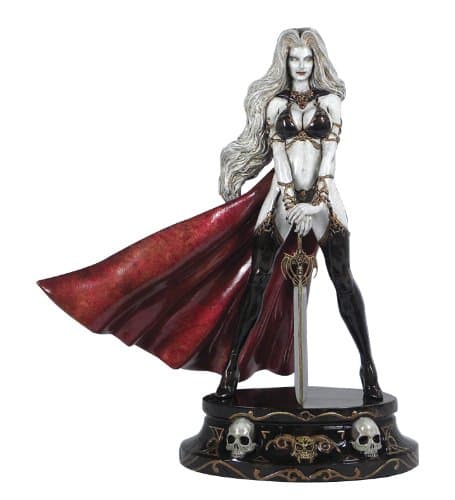 CS Moore Studios Lady Death Faux Bronze Statue (White Version)