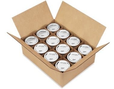 PINT CANNING JAR BOX KIT, 13 3⁄8 x 10 x 5 3⁄8" (5 Boxes)