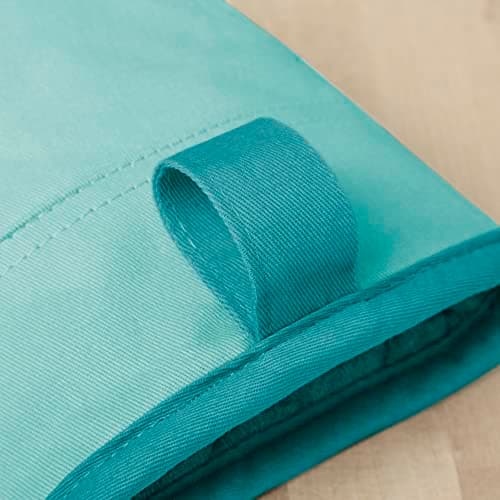 KitchenAid Beacon Two-Tone Non-Slip Mini Oven Mitt Set, Aqua Sky, 5.5"x8", 2 Piece