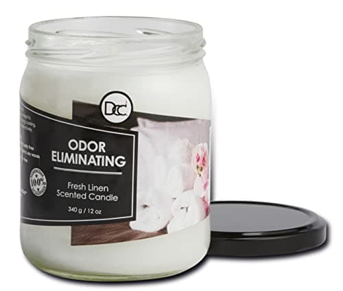 Fresh Linen Scented Odor Eliminating Candle